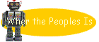 Wher the Peoples Is